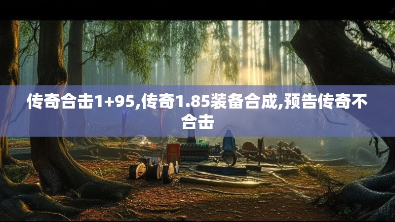传奇合击1+95,传奇1.85装备合成,预告传奇不合击