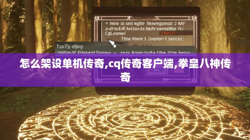 怎么架设单机传奇,cq传奇客户端,拳皇八神传奇