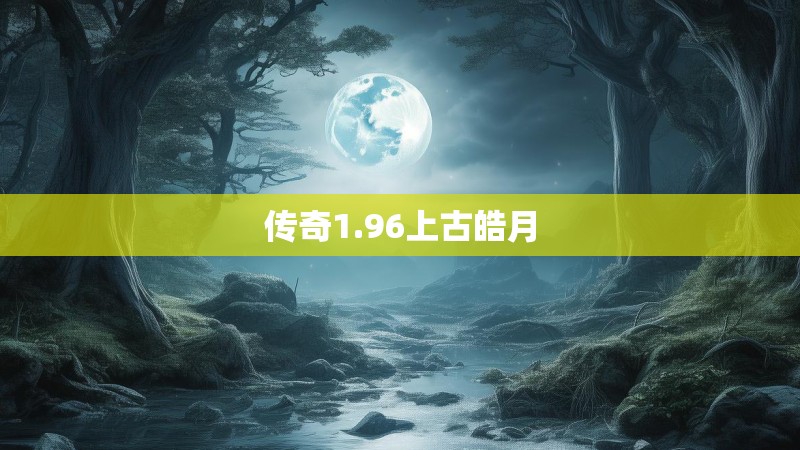 传奇1.96上古皓月