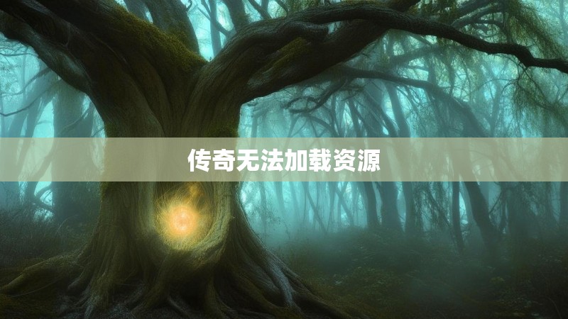 传奇无法加载资源