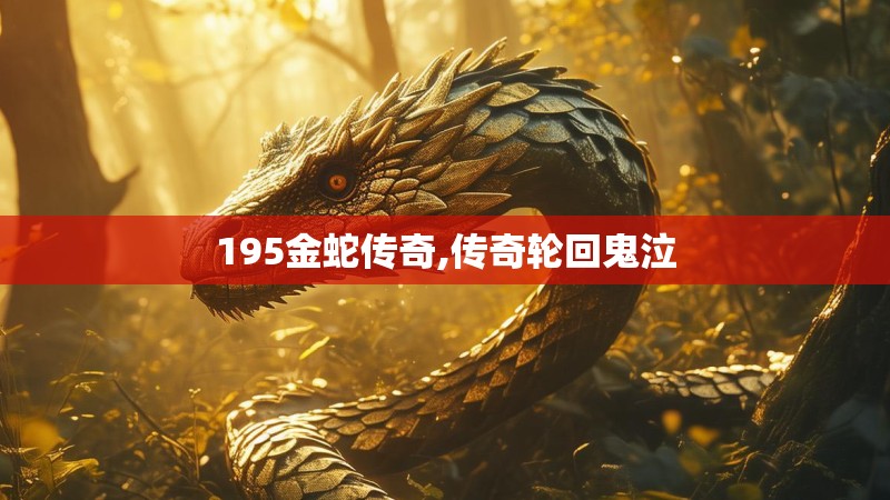 195金蛇传奇,传奇轮回鬼泣