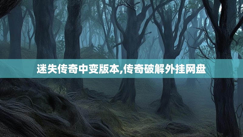 迷失传奇中变版本,传奇破解外挂网盘