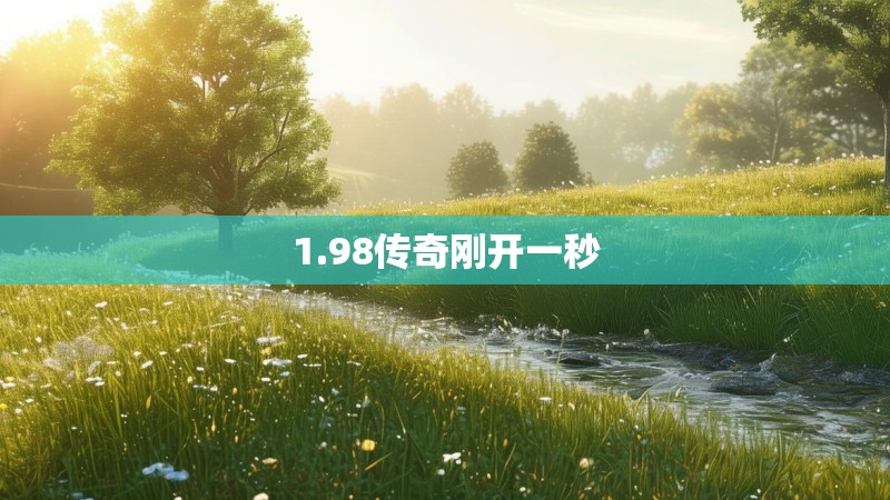 1.98传奇刚开一秒