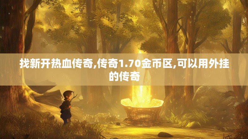 找新开热血传奇,传奇1.70金币区,可以用外挂的传奇