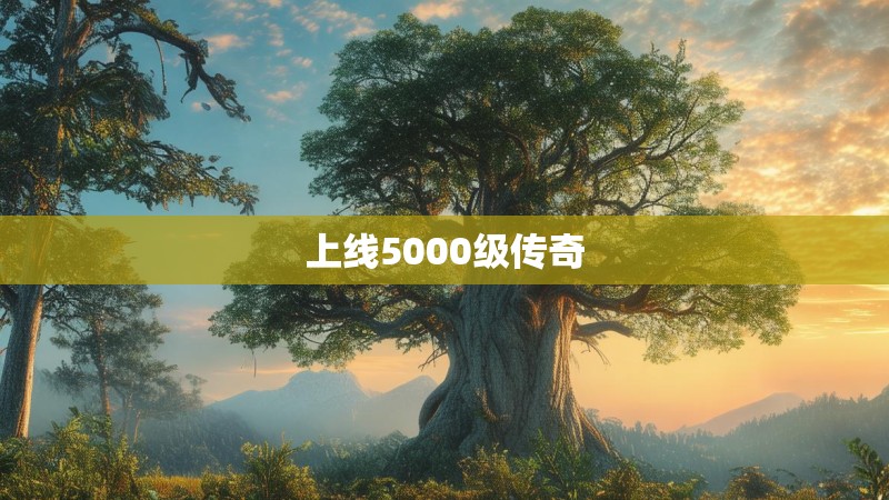 上线5000级传奇