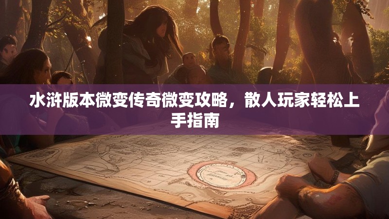 水浒版本微变传奇微变攻略，散人玩家轻松上手指南