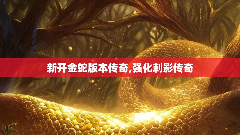 新开金蛇版本传奇,强化刺影传奇