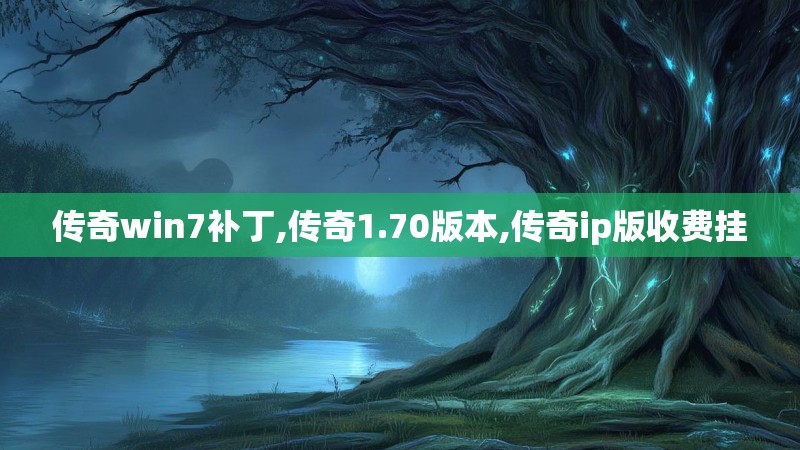 传奇win7补丁,传奇1.70版本,传奇ip版收费挂