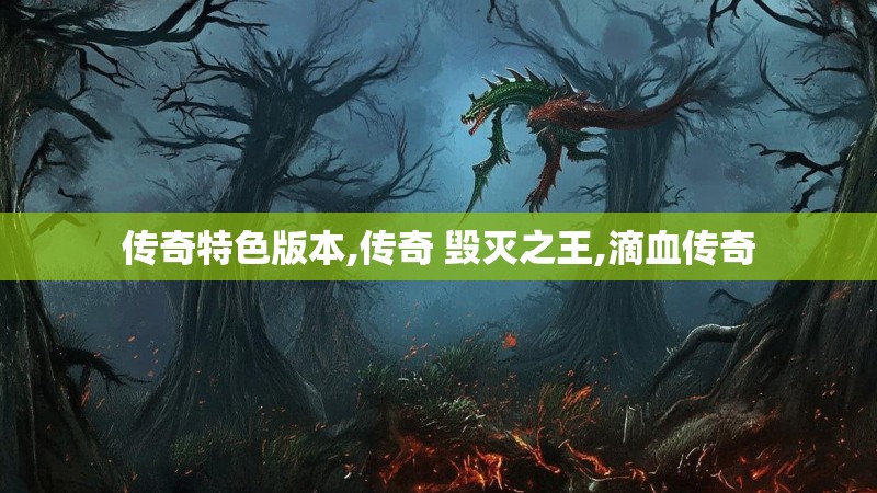 传奇特色版本,传奇 毁灭之王,滴血传奇