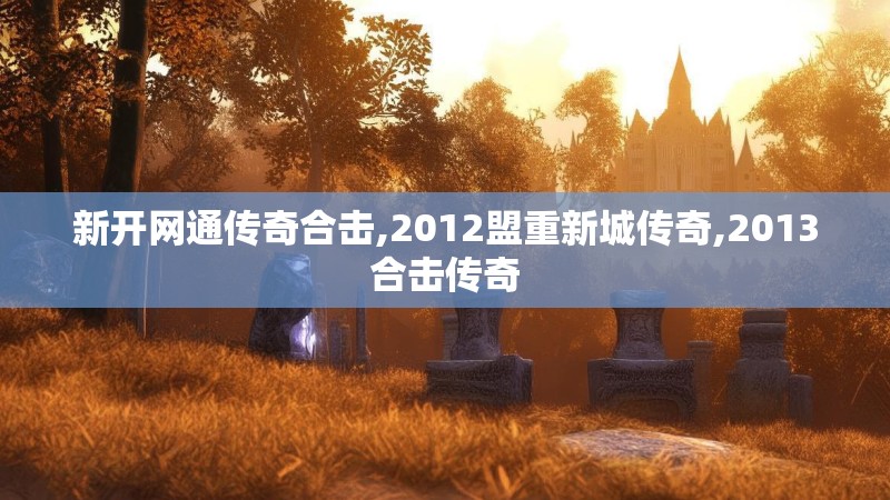 新开网通传奇合击,2012盟重新城传奇,2013合击传奇