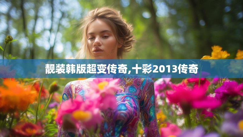 靓装韩版超变传奇,十彩2013传奇