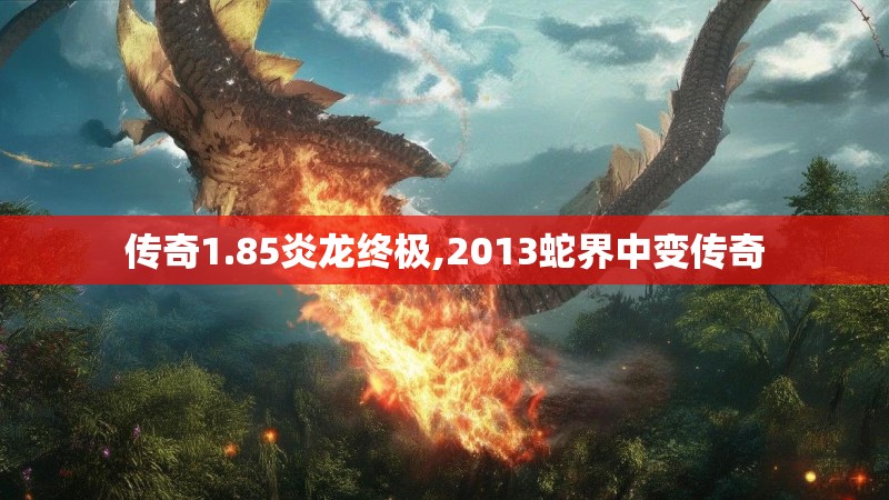传奇1.85炎龙终极,2013蛇界中变传奇