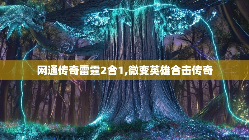 网通传奇雷霆2合1,微变英雄合击传奇