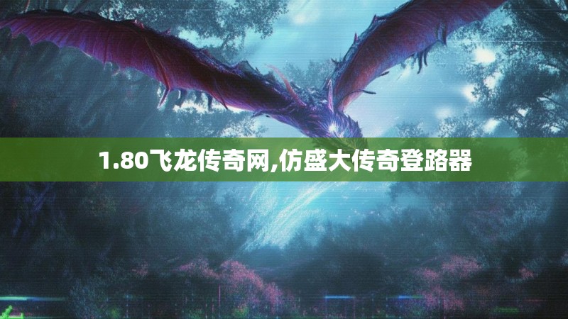 1.80飞龙传奇网,仿盛大传奇登路器