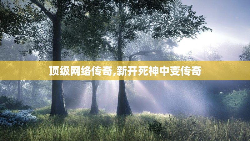 顶级网络传奇,新开死神中变传奇