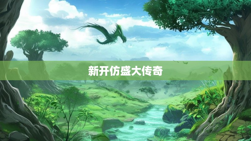 新开仿盛大传奇