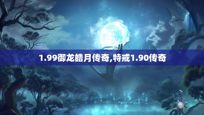 1.99御龙皓月传奇,特戒1.90传奇