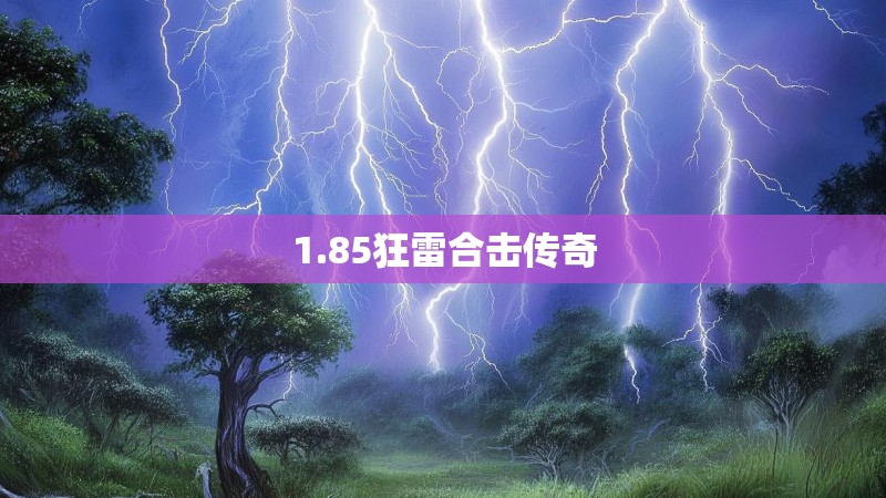 1.85狂雷合击传奇