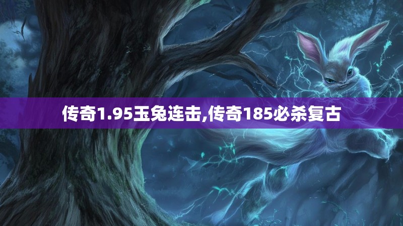 传奇1.95玉兔连击,传奇185必杀复古