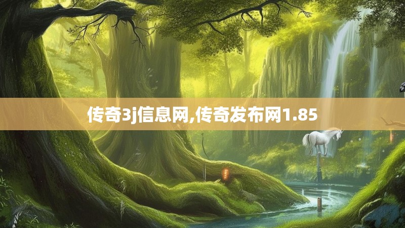 传奇3j信息网,传奇发布网1.85