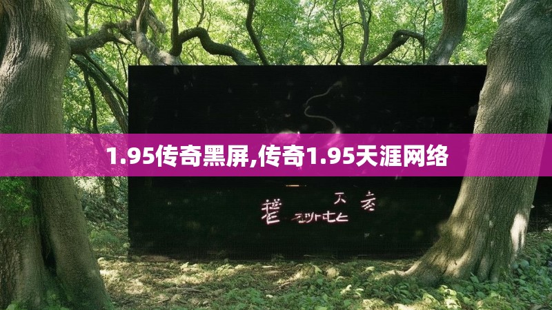 1.95传奇黑屏,传奇1.95天涯网络