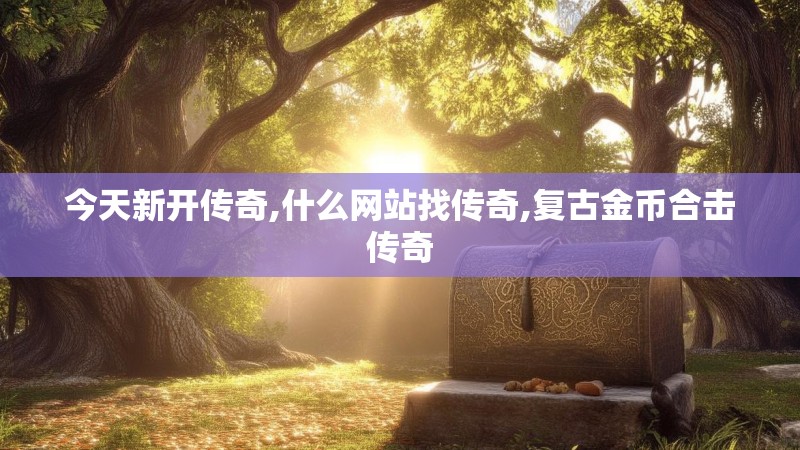 今天新开传奇,什么网站找传奇,复古金币合击传奇