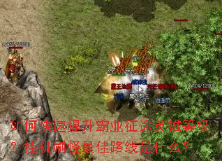 如何快速提升霸业征途英雄等级？挂机刷怪最佳路线是什么？