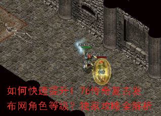 如何快速提升1.76传奇复古发布网角色等级？独家攻略全解析