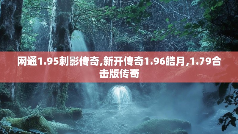 网通1.95刺影传奇,新开传奇1.96皓月,1.79合击版传奇
