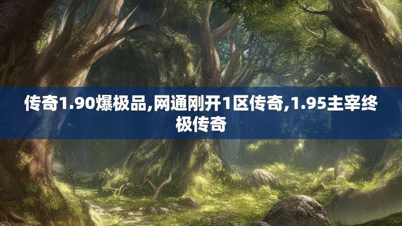 传奇1.90爆极品,网通刚开1区传奇,1.95主宰终极传奇