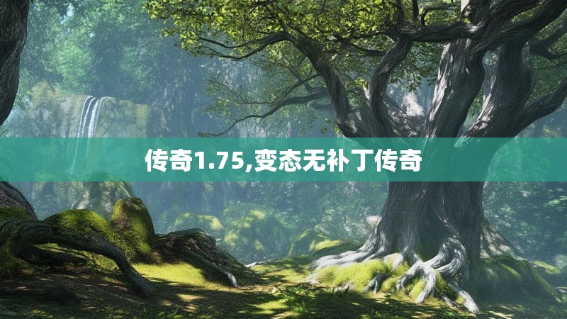 传奇1.75,变态无补丁传奇