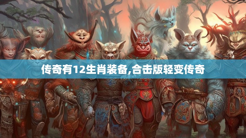 传奇有12生肖装备,合击版轻变传奇
