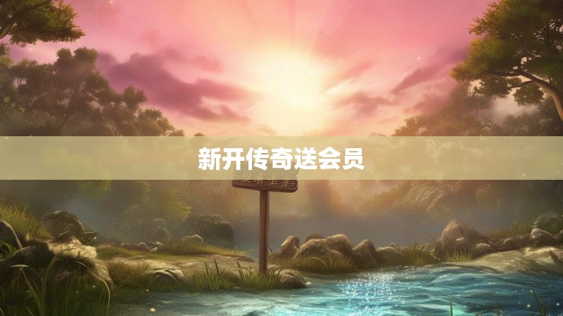 新开传奇送会员