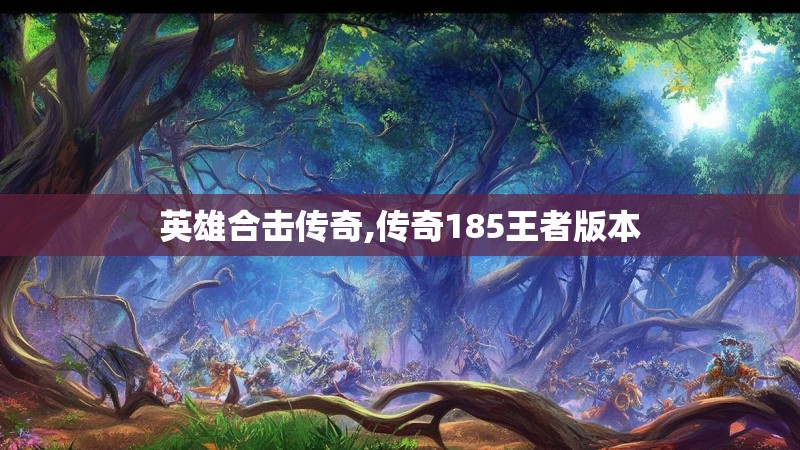 英雄合击传奇,传奇185王者版本