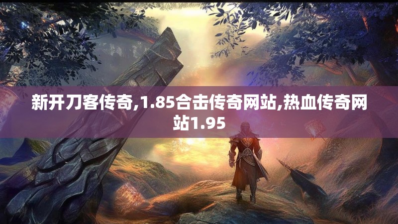 新开刀客传奇,1.85合击传奇网站,热血传奇网站1.95