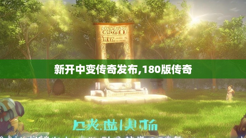新开中变传奇发布,180版传奇