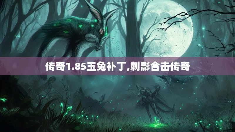 传奇1.85玉兔补丁,刺影合击传奇