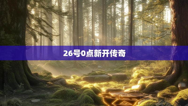 26号0点新开传奇