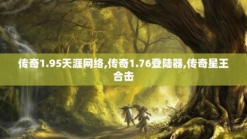 传奇1.95天涯网络,传奇1.76登陆器,传奇星王合击