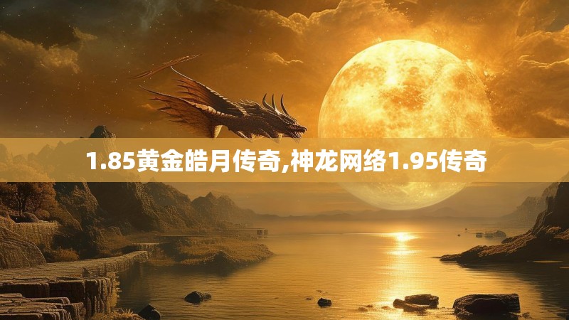 1.85黄金皓月传奇,神龙网络1.95传奇