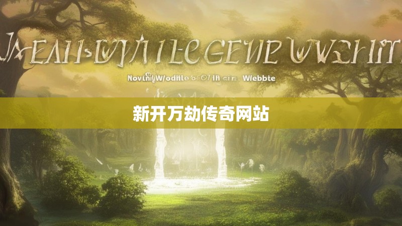 新开万劫传奇网站