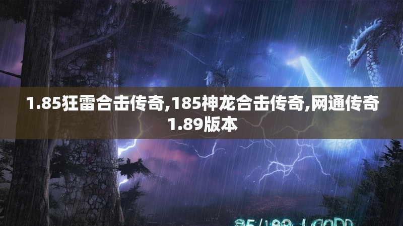 1.85狂雷合击传奇,185神龙合击传奇,网通传奇1.89版本