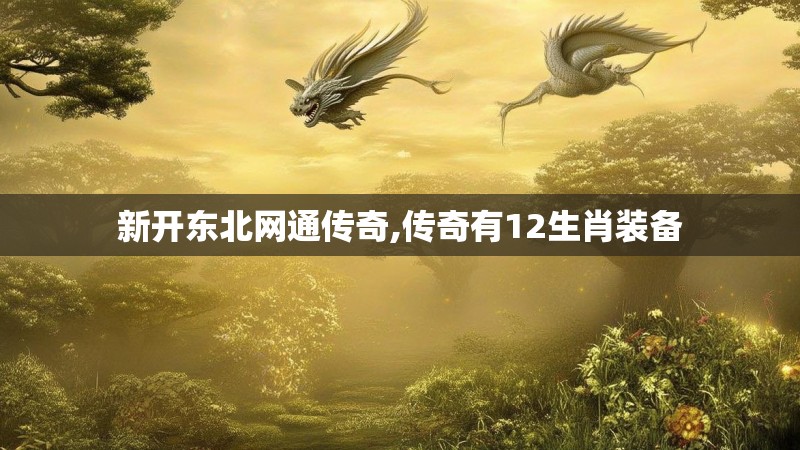 新开东北网通传奇,传奇有12生肖装备