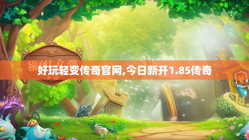 好玩轻变传奇官网,今日新开1.85传奇