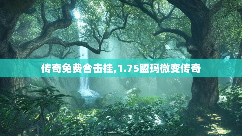 传奇免费合击挂,1.75盟玛微变传奇