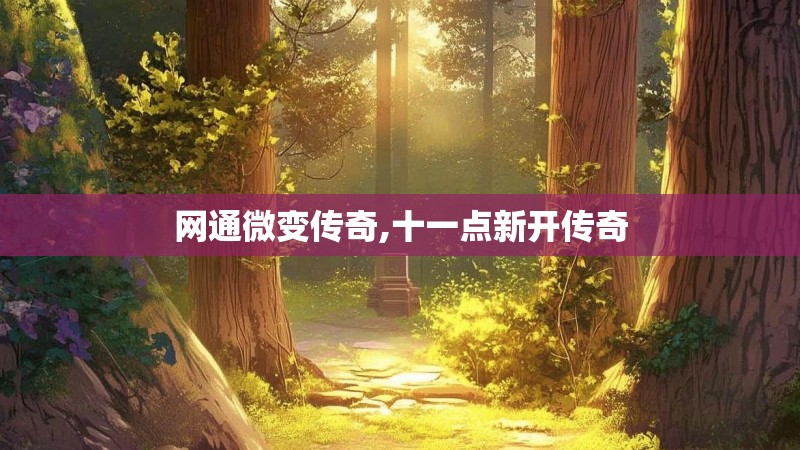 网通微变传奇,十一点新开传奇