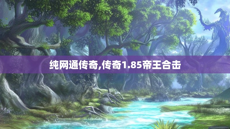 纯网通传奇,传奇1.85帝王合击