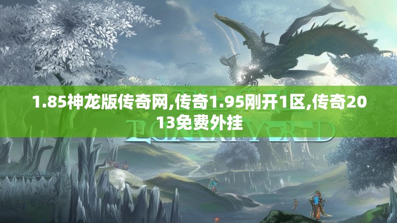 1.85神龙版传奇网,传奇1.95刚开1区,传奇2013免费外挂