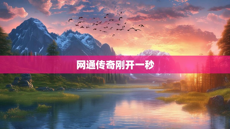 网通传奇刚开一秒