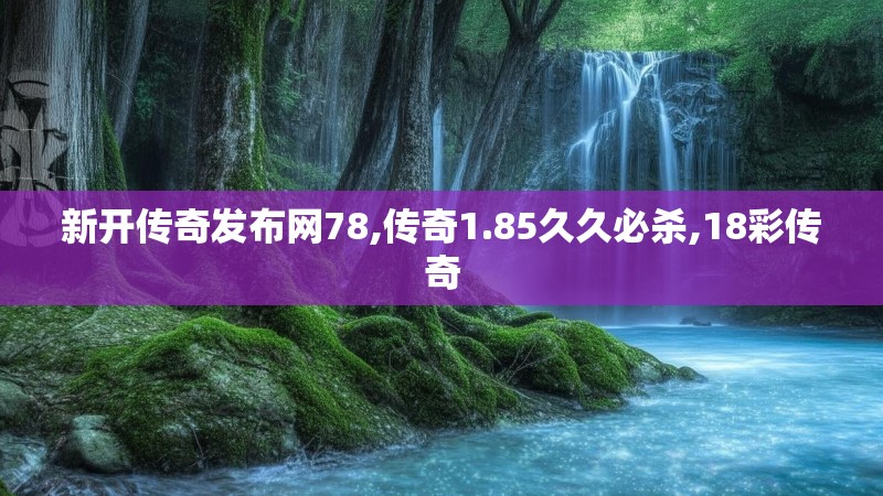 新开传奇发布网78,传奇1.85久久必杀,18彩传奇